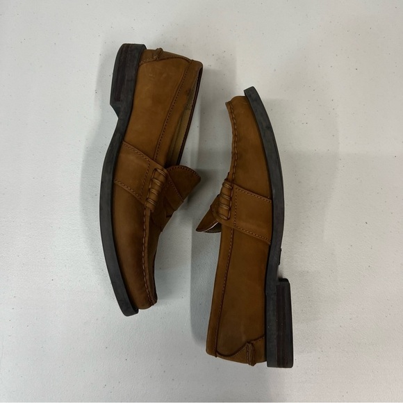 Ralph Lauren Tan Suede Kennith Slip On Loafers Size 8.5D - Picture 3 of 10